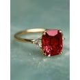 thumbnail image 1 of 1 PC Gorgeous Cubic Zirconia Ring For Women For Wedding Engagement Party Jewelry Valentine's Day Gift, 1 of 4