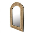 thumbnail image 3 of Delara Boho Arch Rattan Wall Mirror, 3 of 6