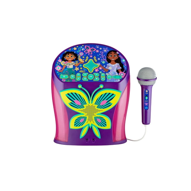 eKids Disney Encanto Karaoke Machine, Bluetooth Speaker with Microphone