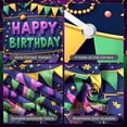 thumbnail image 4 of Colorful Banner Masquerade Mask Birthday Party Display Feather Decor Star Pattern Masquerade Backdrop for Birthday Party Masquerade Ball Photo Shoot, 4 of 9