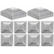 thumbnail image 1 of 10pcs Post Toppers Fence Post Cap Outdoor Lawn Fence Post Protective Covers, 1 of 4