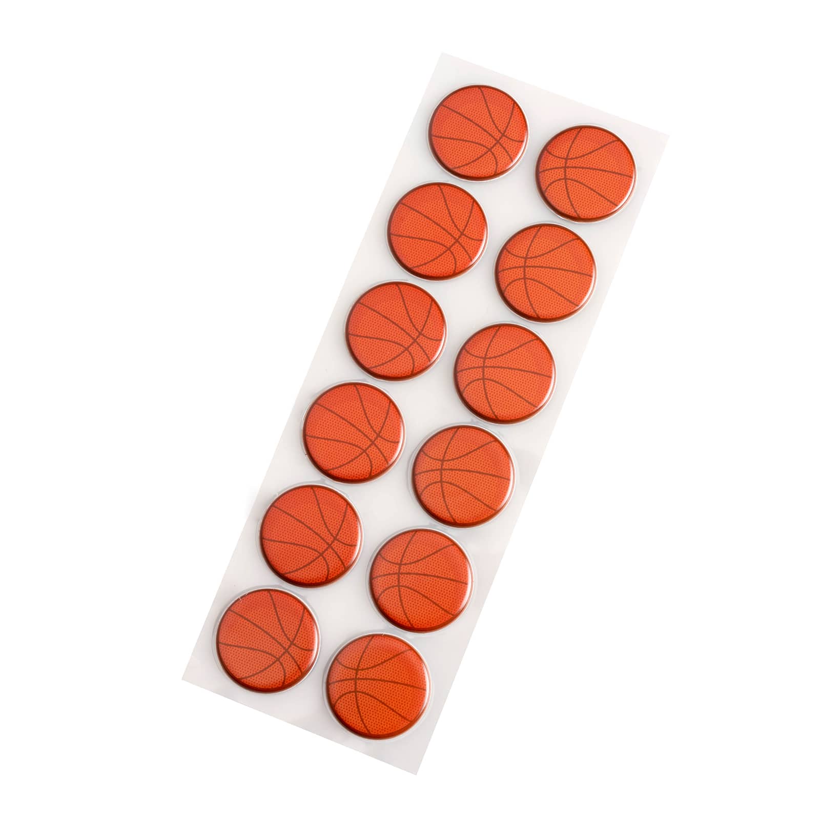 Recollections Mini Basketball Stickers, 12 Packs: 12 ct. (144 total)