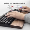 thumbnail image 2 of Walnut Wrist Rest Vaydeer Ergonomic Gaming Desk Wrist Pad, 2 of 5