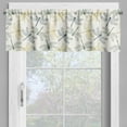 thumbnail image 4 of Ambesonne Dragonfly Valance & Curtain, Exotic Wildlife Fauna, 55"x36", Reseda Green Mustard, 4 of 6