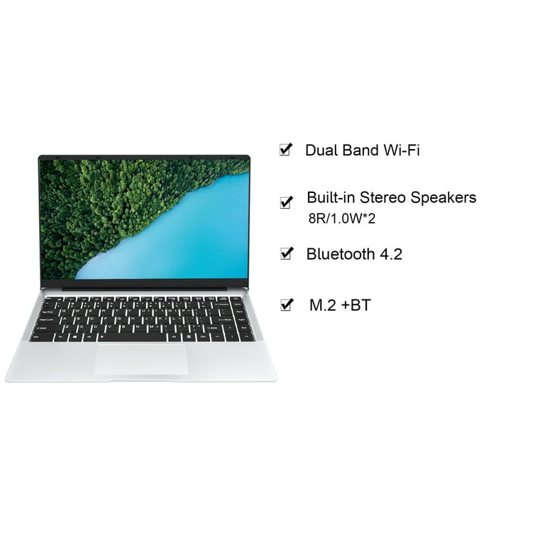 KUU Notebook 14.1 FHD Screen Intel Celeron J4105 8GB RAM 128GB SSD
