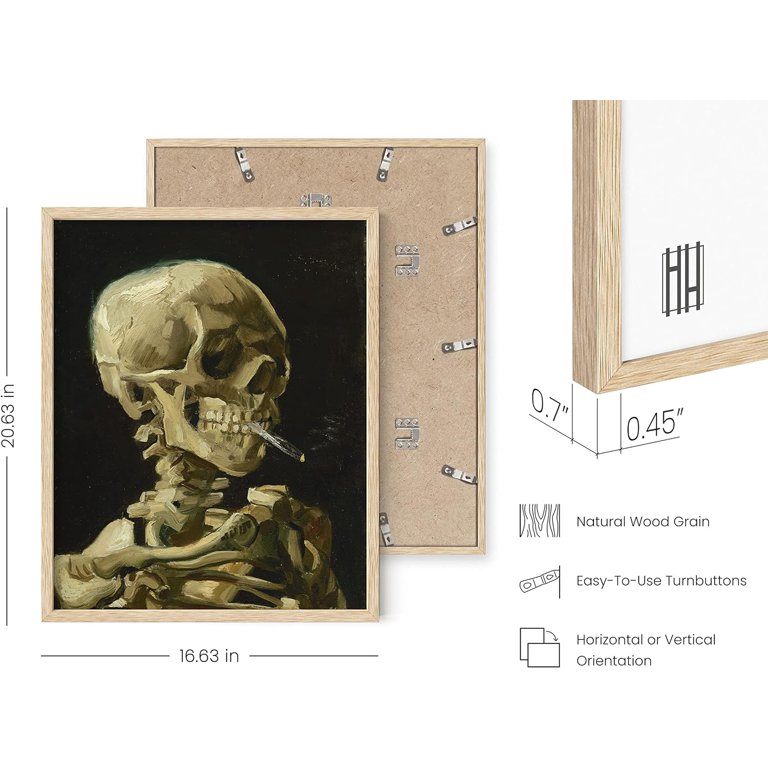 van gogh skeleton cigarette Vincent Skull with T-Shirt : Clothing, Shoes & Jewelry Vincent van Gogh - Head