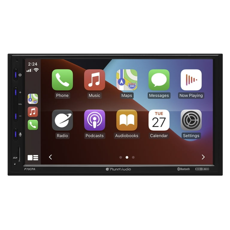 Planet Audio P70CPA Car Stereo - Apple CarPlay, Android Auto