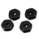 thumbnail image 4 of 16x Mejoras de Adaptador Hexagonal de Cubo de Rueda Combinada de Aleación de Aluminio de 12 mm para 144001 Negro, 4 of 5