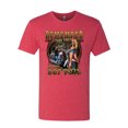 thumbnail image 2 of Wild Bobby, Remember Your First Soft Tail Bike Hot Babe Cars and Trucks Mens Premium Tri Blend T-Shirt, Vintage Red, X-Large, 2 of 3