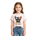 thumbnail image 3 of Ruiwill Back To School Shirts For Girls Short Sleeve Crew Neck Summer Cute School Outfits For Girls Back To School Letter Print Kids Tops Size 2-3 Years, 3 of 3