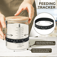 thumbnail image 6 of COOKSMITP Sourdough Starter Kit – Includes a 50oz (1500ml) Large Jar with a 4.7in (12cm) Wide Mouth, 6 of 7