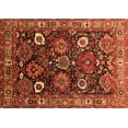 thumbnail image 1 of Ahgly Company Indoor Rectangle Oriental Orange Industrial Area Rugs, 2' x 4', 1 of 4
