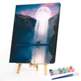 thumbnail image 1 of Cuadros Decorativos Pintura al óleo sin marco por números Moon Fall DIY Canvas Picture Craft para el hogar Sywqhk Nuevos Originales, 1 of 1