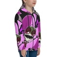 thumbnail image 3 of Invader Zim Teenager Hoodies Shirt Zipper Sweatshirts Hooded Hoody Clothes Coat For Boys Girls, 3 of 7