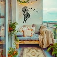 thumbnail image 5 of 4 Pieces/Set Of Metal Dandelion Wall Decoration Flying Design Modern Home Decoration Unique Sculpture Wall Hanging Art Metal Signage Suitable For Home And Kitchen Decorati, 5 of 9