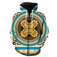 thumbnail image 1 of Sudadera con capucha y cremallera con estampado dorado de lujo para hombre, divertida, de manga larga, primavera 2024, gran oferta, estilo Harajuku informal para adolescentes., 1 of 6