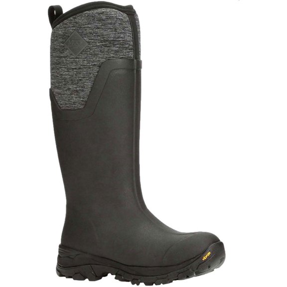 MUCK BOOT COMPANY Adult Female Arctic Ice Vibram AGAT Tall Boots, Color: Black/Jersey Heather, Size: 7