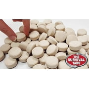 Survival Tabs 15 Day 180 Tabs Emergency Food Survival Food Meal Replacement MREs Gluten Free and Non-GMO 25 Years Shelf Life Long Term Food Storage - Vanilla Flavor