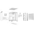 thumbnail image 6 of Be Quiet Light Base 500 LX White Light Base 500 LX White White ABS / Steel / Tempered Glass ATX / M-ATX / Mini-ATX case, 6 of 8