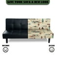 thumbnail image 4 of Xixirimido Futon Cover Armless Sofa Covers Sofa Bed Covers Stretch Futon Couch Cover Sofa Slipcover Washable Furniture Protector, Ethnic Tribe Feather, 4 of 8