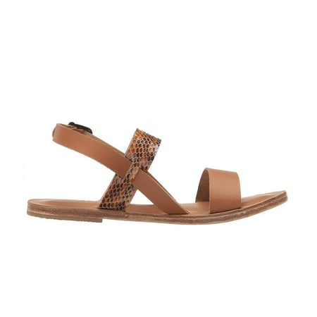 

Abbot Kinney Blvd - Leather Snake Skin Sandal - Womens Sandals