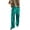 Green, variant on MuXiKeJi Clothes Women's Silk High Waist Flowy Wide Leg Trousers Tapered Fit Comfortable Loungewear Everyday Casual Pants
