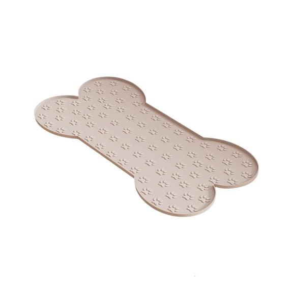 Mxhcet Extra Large Antislip Dog Feeding Mat Food Tray with High Edges For Camping Trip