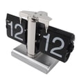 thumbnail image 1 of Retro Digital Flip Down Clock, Vintage Digital Flip Desk Clock, Flip Clock with Ambient Light, Stainless Steel Frame, Easy to Read,  Decor, Holiday Gifts, 1 of 8