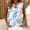 (Fashion 270)Light Blue, variant on Fashion Women's Printed Creative V-Neck Tank Top Summer Loose-Fitting Casual Sleeveless White Top for Women