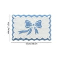 thumbnail image 3 of Antqov Bow Bath Mat 16x24" Cute Non Slip Bedroom Rug Soft Absorbent Bath Rug for Bedroom Bathroom Home Floor, 3 of 6