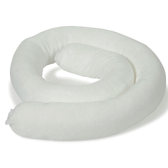 AABACO OIL ABSORBENT SOCK- White Oil Sock, Spill Containment, 3" X 48" Pack of 1