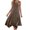 Khaki-A, variant on Penkiiy Women's Casual Summer Dress Sleeveless Sundress Hankerchief Hem Max Tank Dresses Beach Dress with Pockets L Army Green