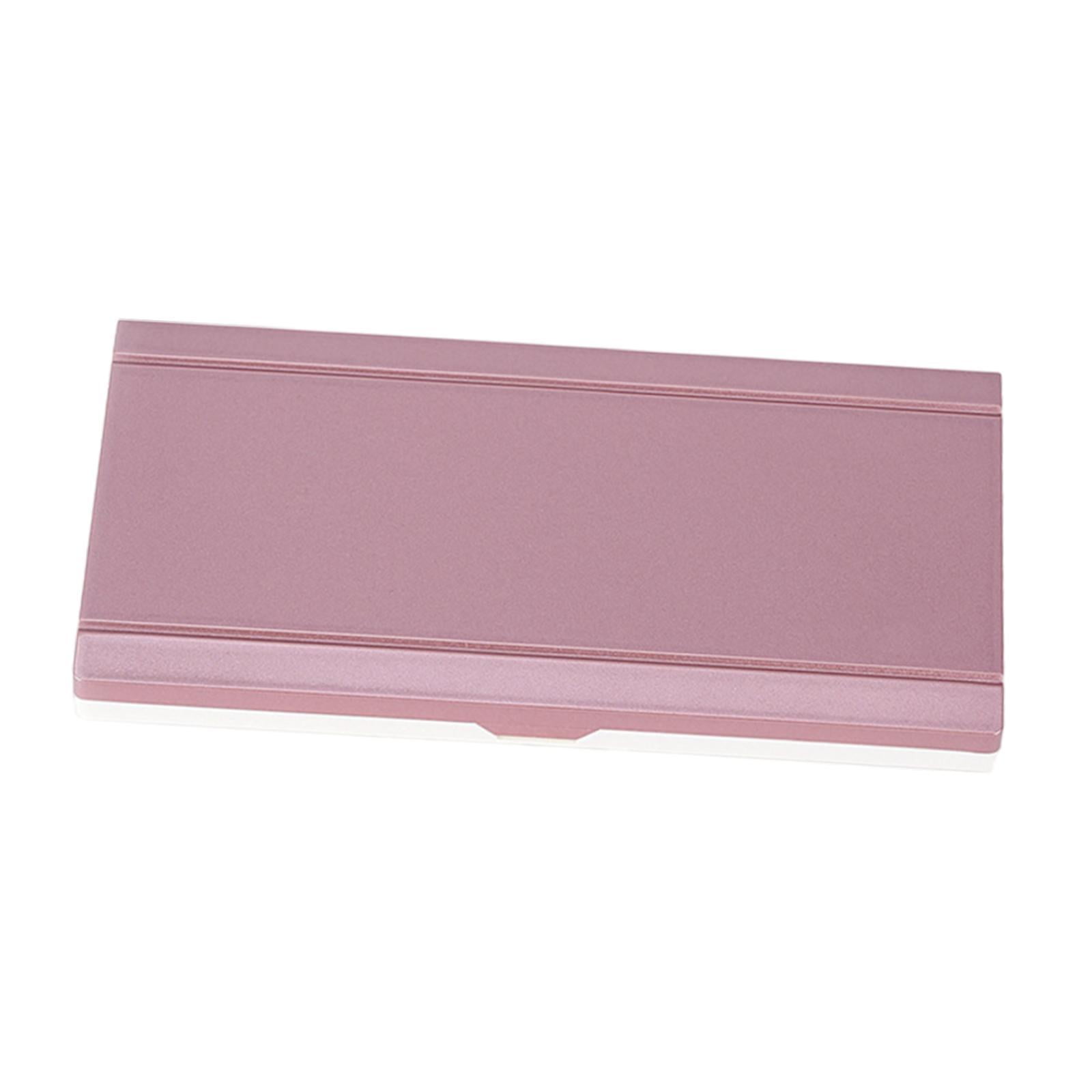 Milageto Empty Watercolor Palette Travel Paint Case for Acrylic Paint Portable Paint Tray Pink