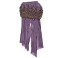 thumbnail image 1 of Turban Mode Unique Foulard Longue Rétractable Rétro Perlée Musulmane pour Femmes Chapeau Violet, 1 of 8