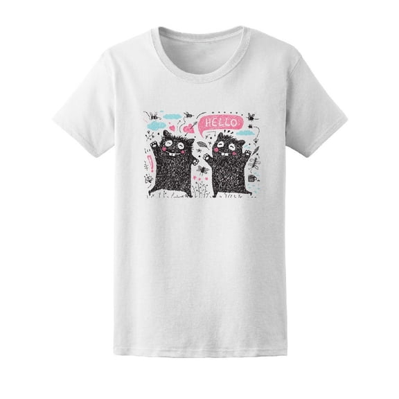 Cute Lovely Furry Bear Friends Tee Women's -Image by Shutterstock