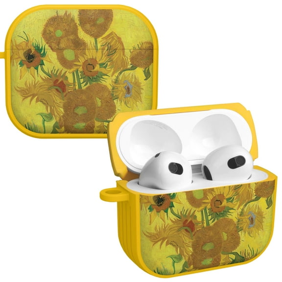 Fine Art HDX Case Cover for Apple AirPods Gen 3 (Sunflowers) by Affinity Bands