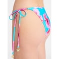 thumbnail image 4 of No Boundaries Low Waist Side Tie Bikini Bottoms, Women's XXS-XXL, 4 of 5