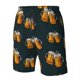 thumbnail image 4 of Balery Beer Traje de Baño Estilo Hawaiano para Hombre, Shorts de Secado Rápido con Bolsillos-Large, 4 of 6