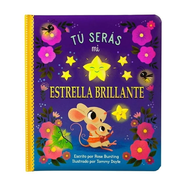 Padded BB Tu Serás Mi Estrella Brillante Cottage Door Press Rose Bunting