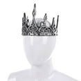 thumbnail image 1 of Runquan King Crown for Men Birthday for Men Medieval for Prom Party Ancient, 1 of 8