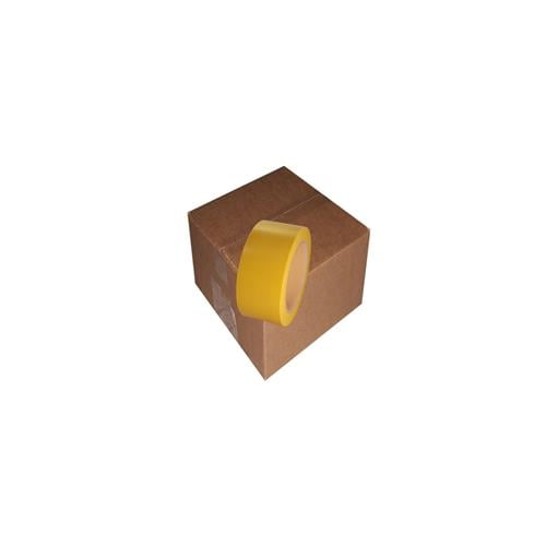 Yellow Low Density Polyethylene Film Tape 2 X 36 Yard Roll (24 Roll/Case)