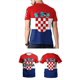 thumbnail image 3 of Camiseta de fútbol de la Copa Mundial de fútbol para hombre, camiseta de fútbol, Tops Fan 2022croatia Xl-- BmatwkZeng Bmatwk Jersey, 3 of 4