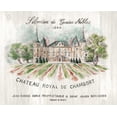 thumbnail image 2 of Nai, Danhui 14x12 Gold Ornate Wood Framed with Double Matting Museum Art Print Titled - Chateau Chambort on Wood Color, 2 of 4