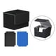 thumbnail image 5 of Caja para baraja de cartas coleccionables shamjiam Contenedor de piel sintética con 2 divisores Negro Gris, 5 of 8