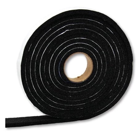 AP Products 18181418 0.5 x 0.25 x 100 ft. Vinyl Foam Tape, Black