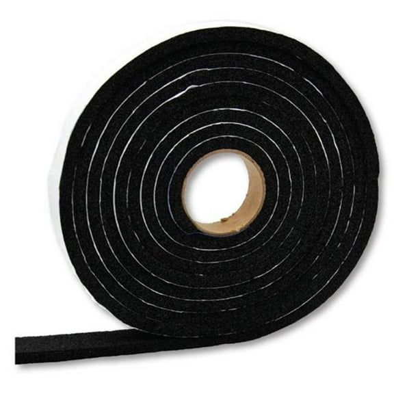 AP Products 18181418 0.5 x 0.25 x 100 ft. Vinyl Foam Tape, Black