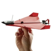 POWERUP 4.0 Smartphone Controlled Paper Airplane Kit, RC Controlled. Easy to Fly with Autopilot & Gyro Stabilizer. For Kids and Adults. DIY STEM Tool