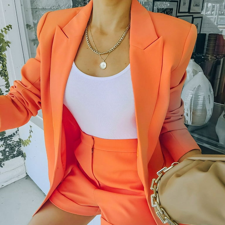 Fashion Work Solid Buttons Turndown Collar Outerwear(6 colors) Fashion Work Solid Buttons Turndown Collar Outerwear(6 colors)