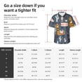 thumbnail image 6 of Lsque Llama and Cactus pattern Hawaiian Shirt for Men, Unisex Summer Beach Casual Short Sleeve Button Down Shirts-Medium, 6 of 9