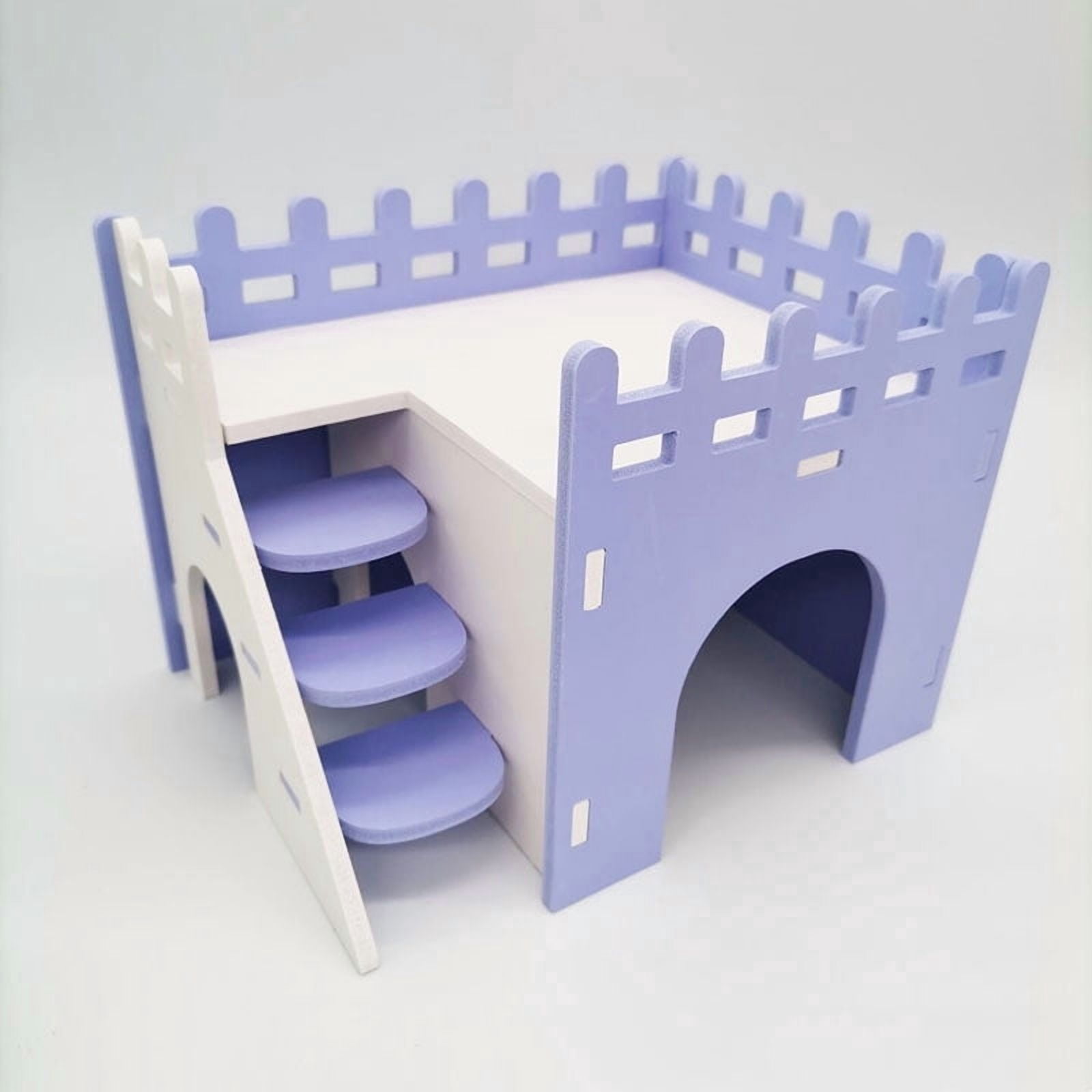 2-Story Hamster Slide Toy House - DIY PVC Villa for Small Pets ...